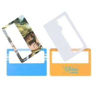 Portable Credit Card-Size Pocket Magnifier