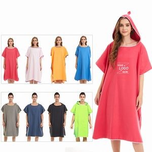 Adult's Unisex Quick-Drying Beach Poncho