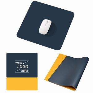 Double sided leather mouse pad / Desktop Mat