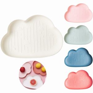 Cloud-shaped Plastic Food Tray