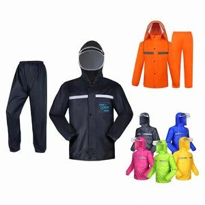Reflective Safety Raincoat Suits