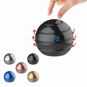 Aluminum Full Body Optical Illusion Fidget Spinner Ball