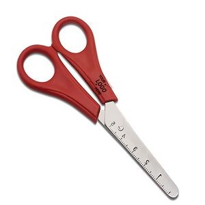 Polypropylene Safety Scissors with Ruler