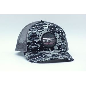 Richardson 112P Printed Structured Trucker Hat with Sublimated Patch