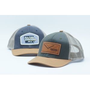 Outdoor Cap HPD-615M Premium Rugged Trucker Cap with Patch of Choice