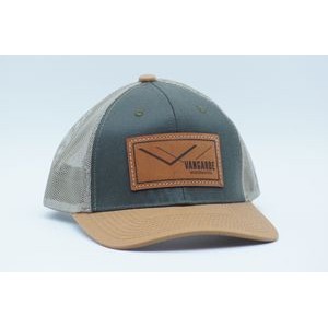 Outdoor Cap HPD-615M Premium Rugged Trucker Cap with Leather Patch