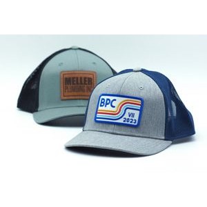 Outdoor Cap RGR-360M ProFlex Adjustable Sweatband Mesh Back Trucker Cap with Patch of Choice
