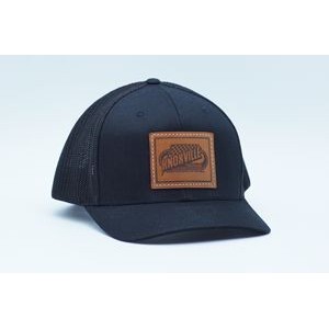 Richardson 112PL R-Flex Adjustable Trucker Hat with Leather Patch