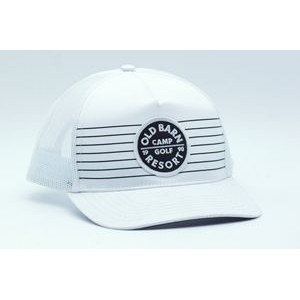 Outdoor Cap OC503M Printed Striped Structured Golf Cap with Embroidered Patch
