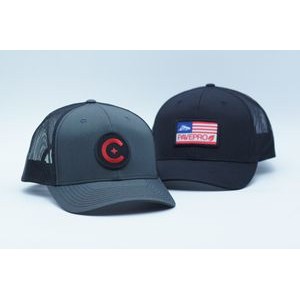 Richardson 112RE Recycled Trucker Hat with Patch of Choice