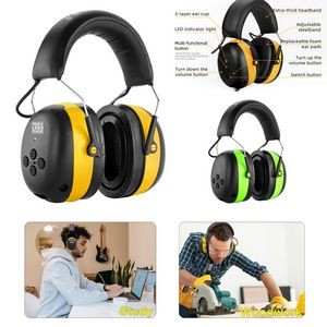 25dB Noise Reduction Bluetooth Hearing Protection Headphone with 1500mAh Rechargeable Battery