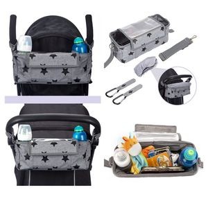 Baby Stroller Organizer with Drink and Cup Holders
