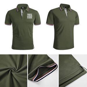 Men's Tennis Casual Breathable Athletic Short Sleeve Polo Shirt