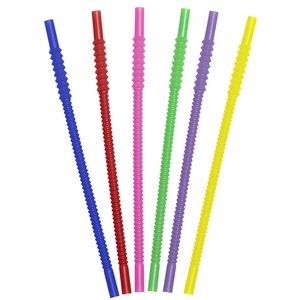 Extendible Disposable Plastic Beverage Straw