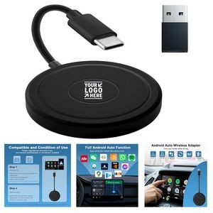Wireless Android Bluetooth 5Ghz WiFi Auto Connect Direct Plug-in USB C Adapter