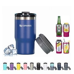 4 in 1 14Oz Stainless steel Tumbler Can Cooler Cup