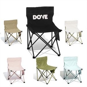 Portable Oxford Steel Folding Chair With Carrying Bag