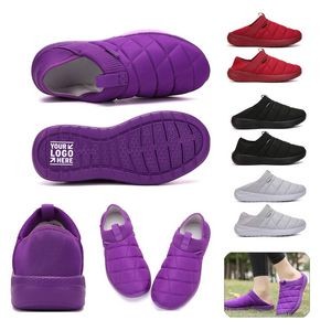 Men Womens Indoor Slippers House Shoes Plush Slip on Garden Outdoor Loafers