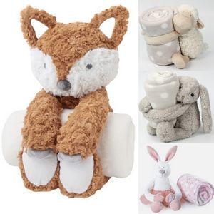DIY 2 in 1 Plush Doll Toy with Blanket