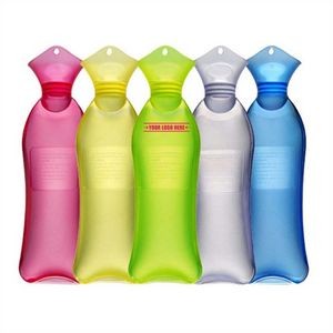850ML Long Shape PVC Hot Water Water Bag with Flannel Cover