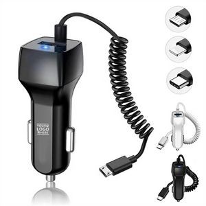 USB Car Phone Charger Adapter