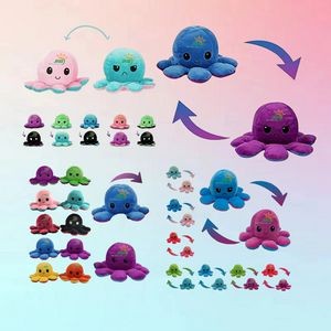 Reversible Flip Octopus Plush Toy
