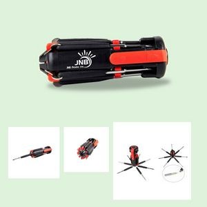 Screwdriver Set with LED Light - 8 Tools in One