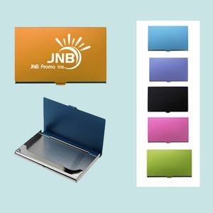 Metal Business Card Case in Vibrant Colors