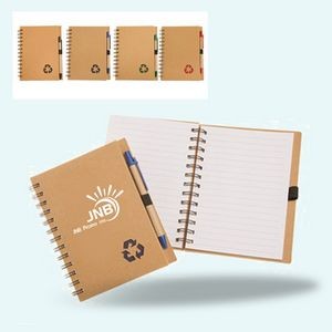 Artisanal Kraft Coil Memo Pad and Pen Kit