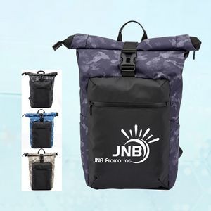 Compact Roll-Up Travel Backpack
