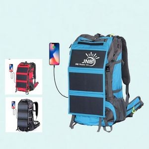 Solar-Powered Trekker's Hiking Backpack