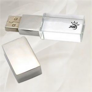 Glass-Encased 4GB USB Flash Drive