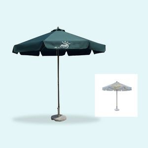 8-Panel Aluminum Market Promo Umbrella