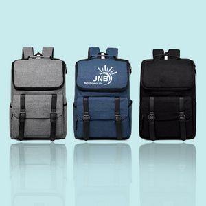 Retro Tech Travel Laptop Backpack