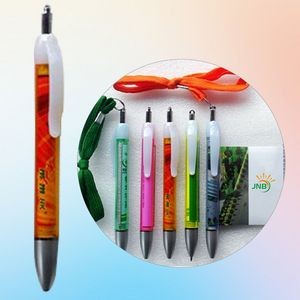 Writing Instrument with Scroll Message Feature