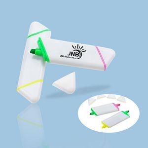 Dual-color Highlighter Pen with Simple Design