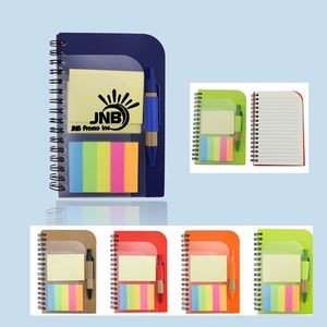 Transparent Hard Cover Notebook with Pen