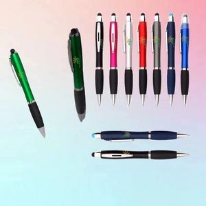 LED Light Up Ballpoint Pen with Soft Touch Plastic