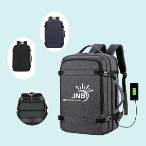 16" Large Capacity Backpack with USB Port