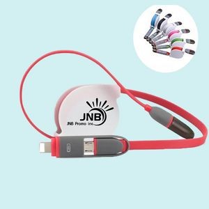 2 in 1 Dual-Use USB Smart Phone Charging Cable