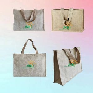 Eco-Friendly Jute Shopping Tote with Lamination