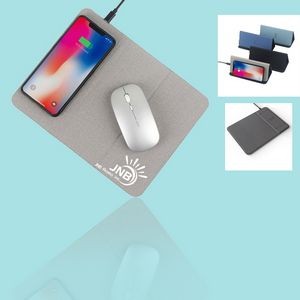 Foldable Mouse Pad with Wireless Charging
