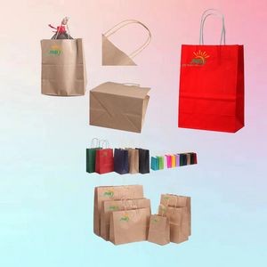 Large Capacity Party Wedding Birthday Gift Kraft Paper Bags