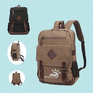 Canvas Backpack with Ample Storage Space