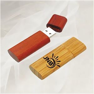 Wooden Rectangle USB 2.0 Drive