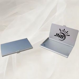 Modern Aluminum Card Holder for Professionals