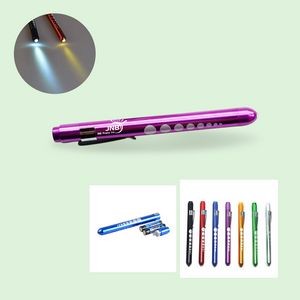 LED Medical Penlight with Pupil Gauge - Clickable