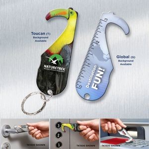 Touchless Infusion Keychain Without Hole Handle
