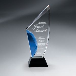 Vibrant Blue Gemstone Award - Large