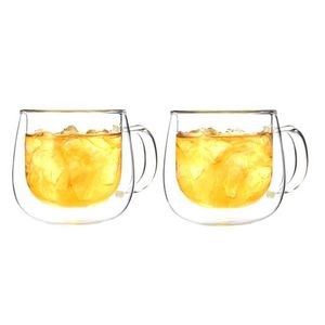 GROSCHE FRESNO Double Walled Glass Tea & Coffee Mug Set | 9.2 FL OZ/ 272 ML